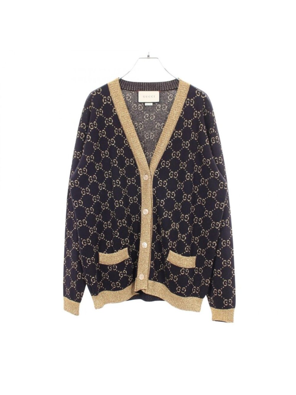 Gucci Cardigan GG Cotton Glitter